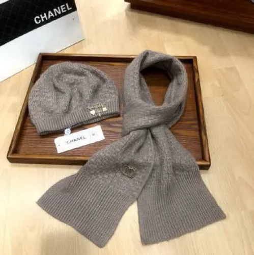 CHAL Wool Cap Scarf AAA-084