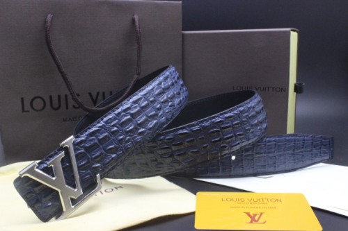 Super Perfect Quality LV Belts(100% Genuine Leather Steel Buckle)-2052