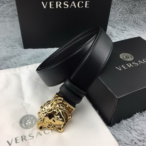Super Perfect Quality Versace Belts(100% Genuine Leather,Steel Buckle)-297