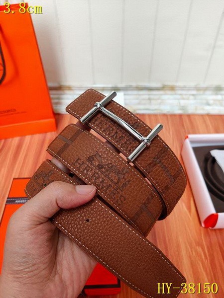 Super Perfect Quality Hermes Belts(100% Genuine Leather,Reversible Steel Buckle)-339