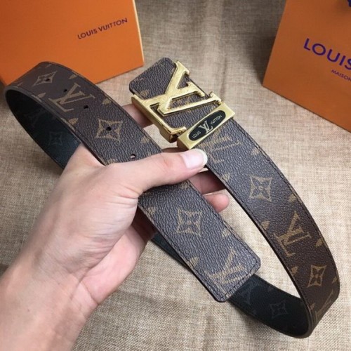 Super Perfect Quality LV Belts(100% Genuine Leather Steel Buckle)-2315