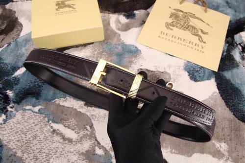 Super Perfect Quality Burberry Belts(100% Genuine Leather,steel buckle)-089