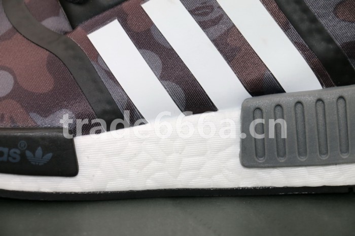 Authentic BAPE x AD NMD Black