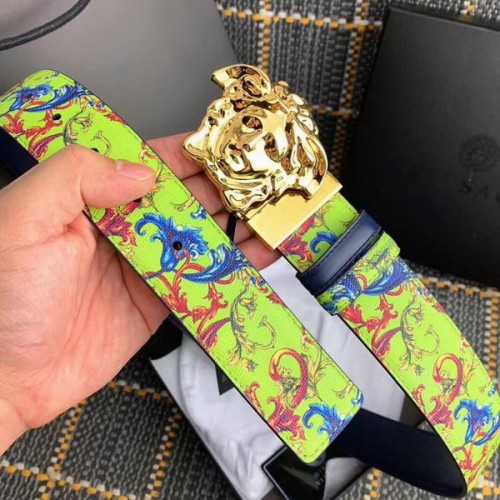 Super Perfect Quality Versace Belts(100% Genuine Leather,Steel Buckle)-315