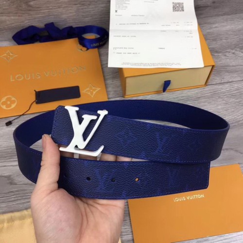 Super Perfect Quality LV Belts(100% Genuine Leather Steel Buckle)-1610
