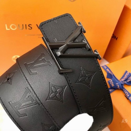 Super Perfect Quality LV Belts(100% Genuine Leather Steel Buckle)-2153