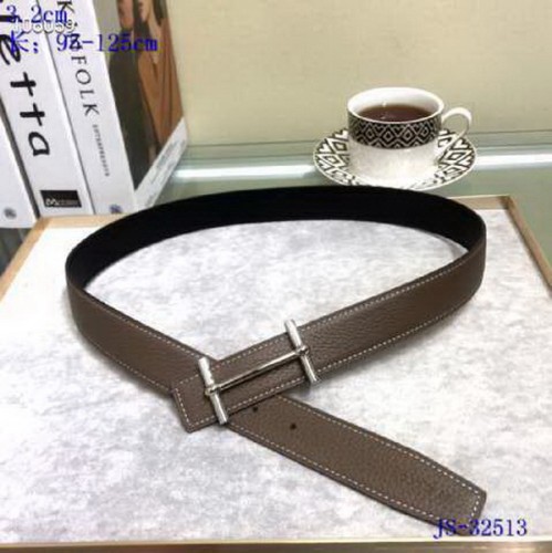 Super Perfect Quality Hermes Belts(100% Genuine Leather,Reversible Steel Buckle)-772