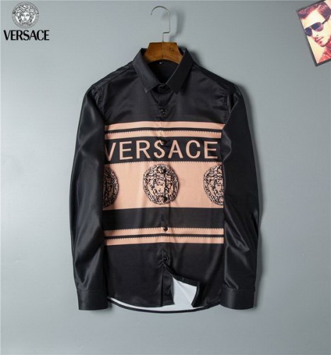 Versace long sleeve shirt men-015(M-XXXL)