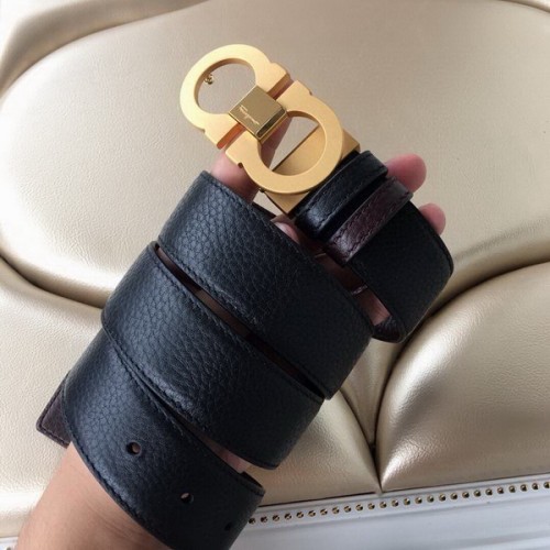 Super Perfect Quality Ferragamo Belts(100% Genuine Leather,steel Buckle)-1155