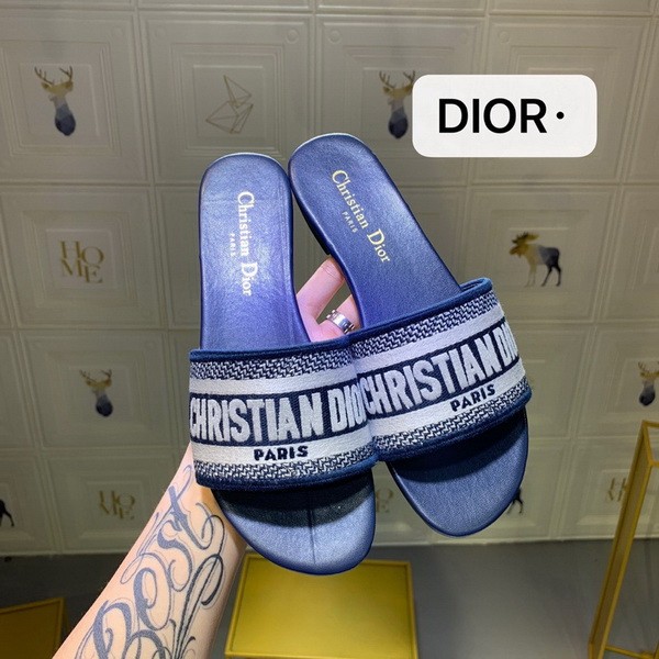 Dior women slippers AAA-017