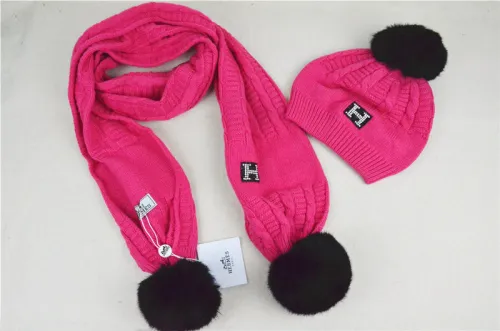 Hermes Wool Cap Scarf AAA-007