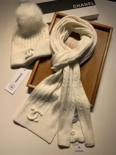 CHAL Wool Cap Scarf AAA-154