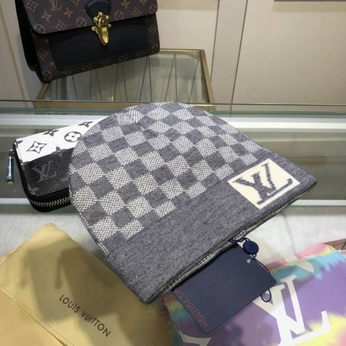 LV Wool Cap Scarf AAA-132