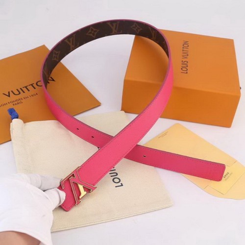 Super Perfect Quality LV women Belts(100% Genuine Leather,Steel Buckle)-015