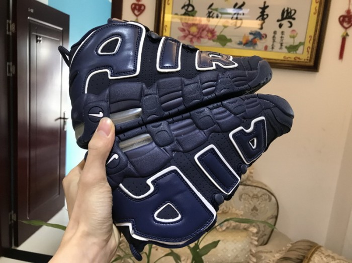 Authentic Nike Air More Uptempo Navy GS