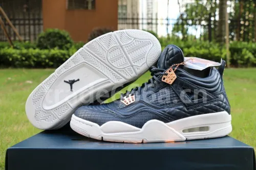 Authentic Air Jordan 4 Premium “Navy”