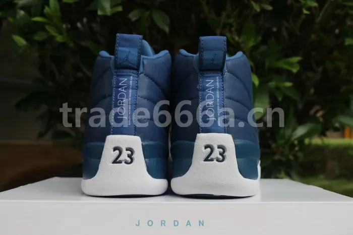 Authentic Air Jordan 12 “Stone Blue”