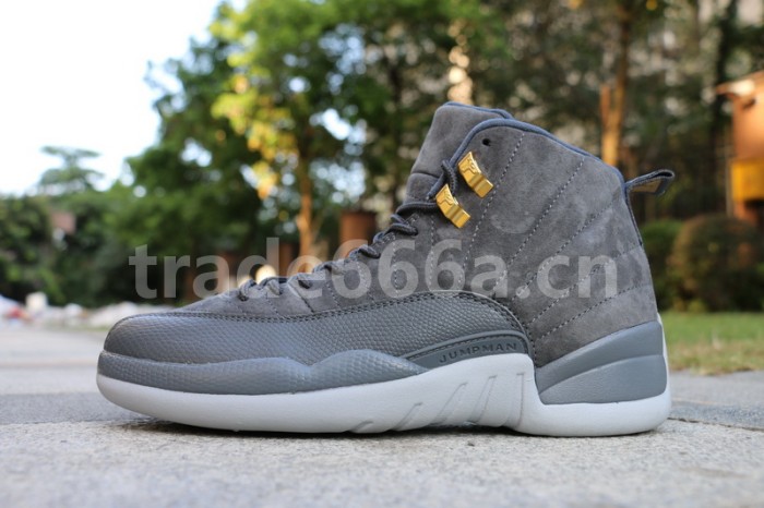 Authentic Air Jordan 12 Dark Grey