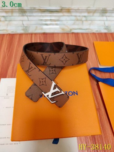Super Perfect Quality LV women Belts(100% Genuine Leather,Steel Buckle)-222