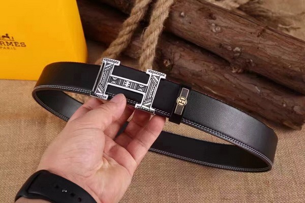 Super Perfect Quality Hermes Belts(100% Genuine Leather,Reversible Steel Buckle)-016