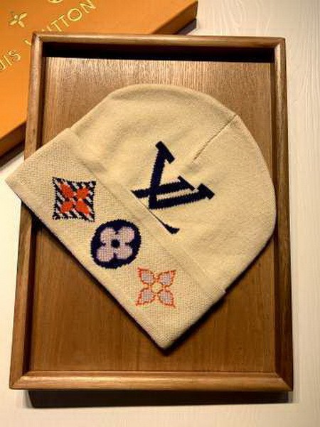 LV Wool Cap Scarf AAA-074