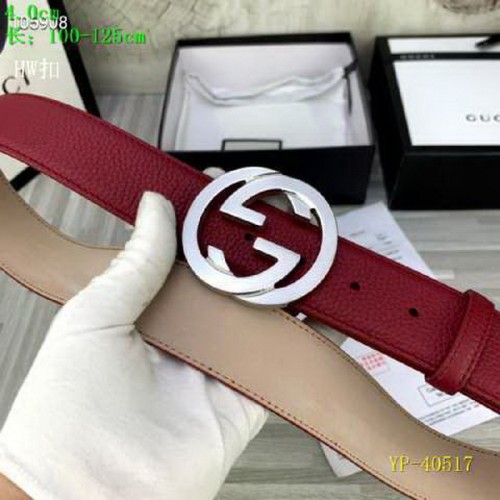Super Perfect Quality G Belts(100% Genuine Leather,steel Buckle)-2623