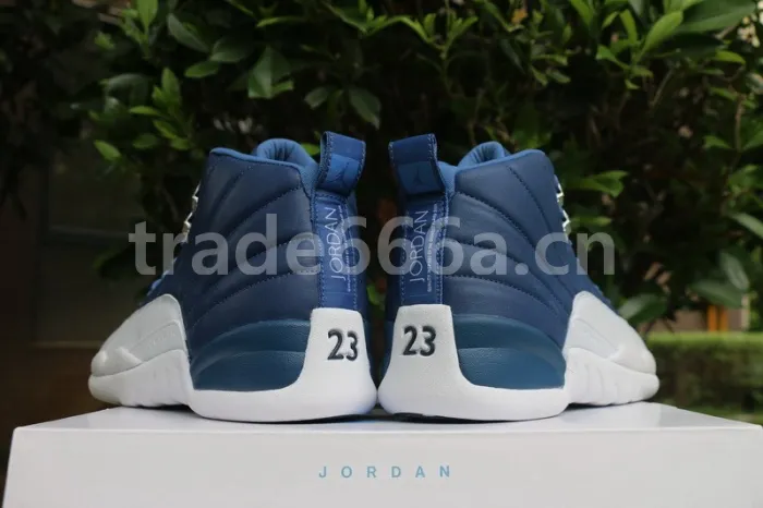 Authentic Air Jordan 12 “Stone Blue”
