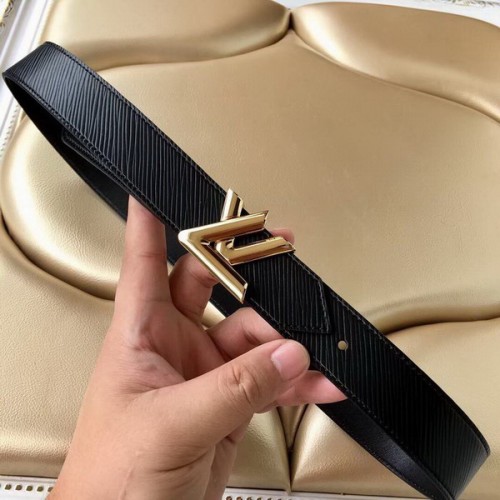 Super Perfect Quality LV women Belts(100% Genuine Leather,Steel Buckle)-018