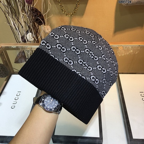 G Wool Cap Scarf AAA-053