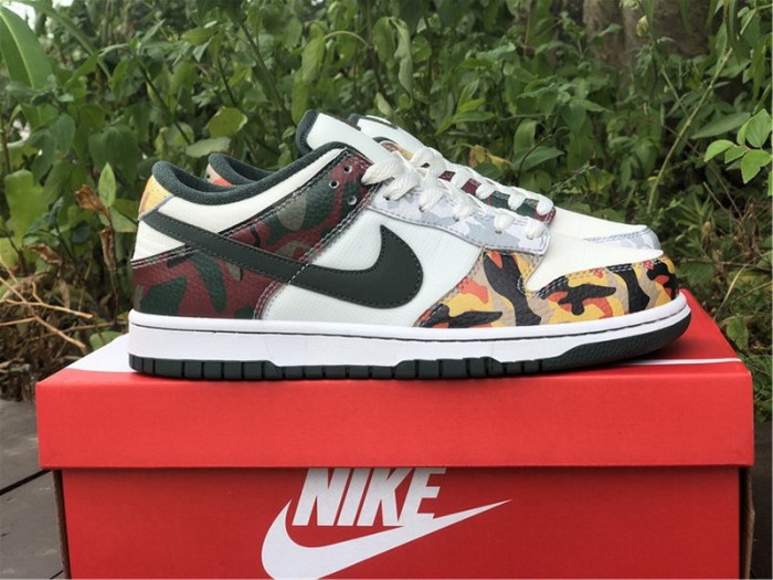 Authentic Nike Dunk Low SE Multi Camo