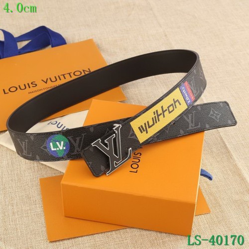 Super Perfect Quality LV Belts(100% Genuine Leather Steel Buckle)-1702