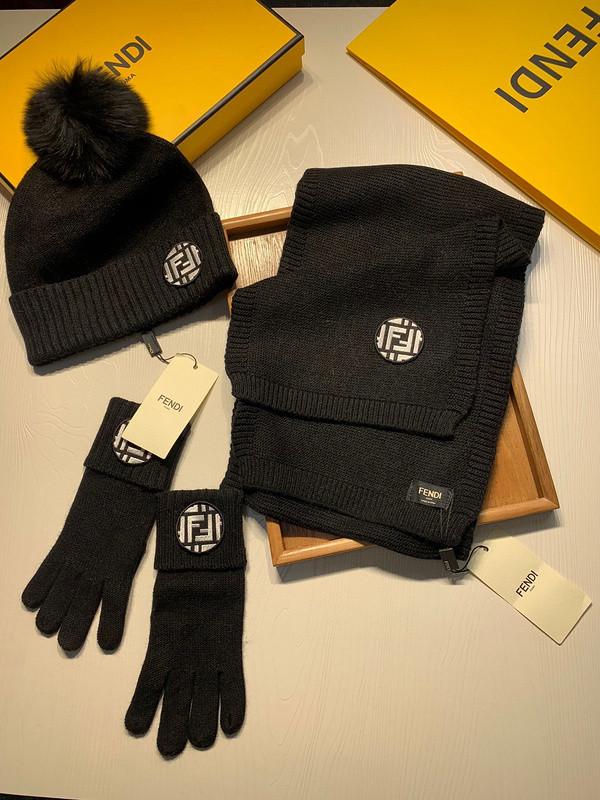 FD Wool Cap Scarf AAA-082