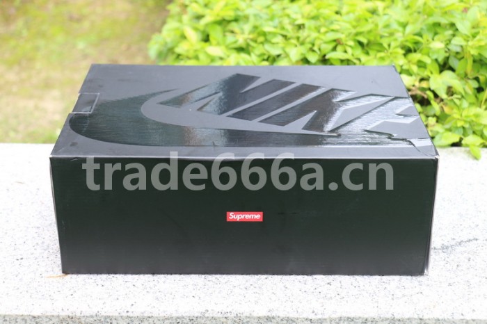 Authentic Supreme x Nike Air More Uptempo Black