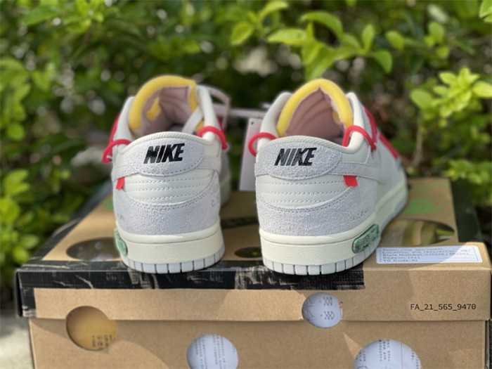 Authentic OFF-WHITE x Nike Dunk Low “The 50” DJ0950 118