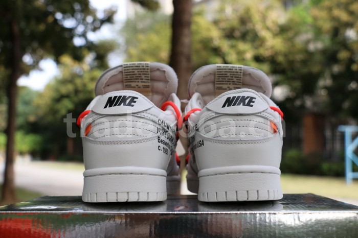 Authentic OFF-WHITE x Nike Dunk Low White