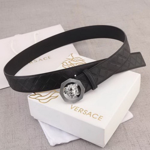 Super Perfect Quality Versace Belts(100% Genuine Leather,Steel Buckle)-248