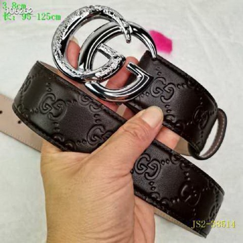 Super Perfect Quality G Belts(100% Genuine Leather,steel Buckle)-2546