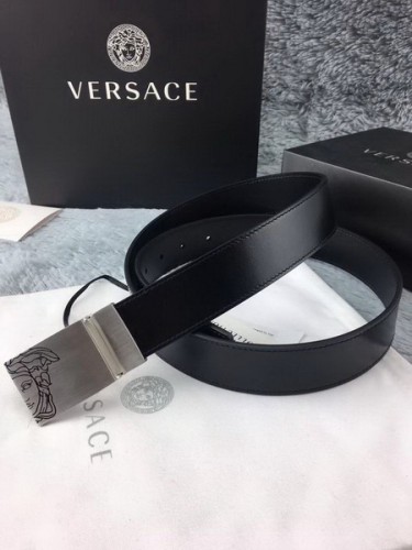 Super Perfect Quality Versace Belts(100% Genuine Leather,Steel Buckle)-535