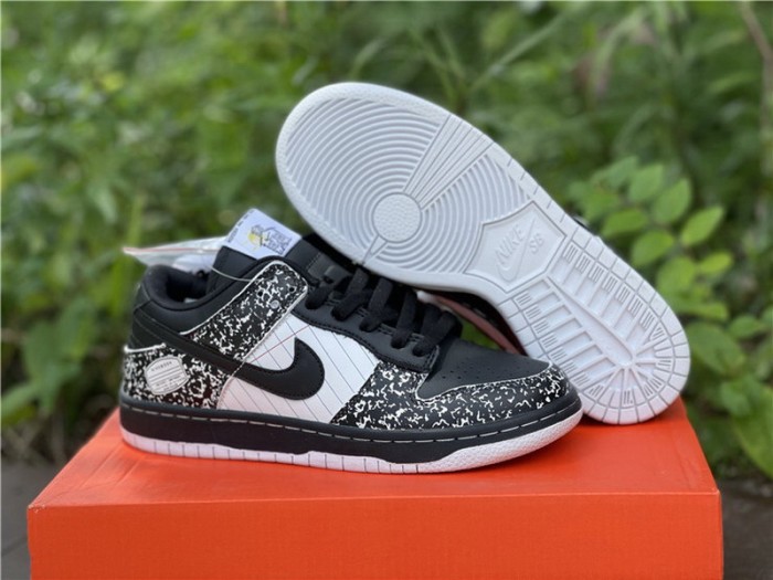 Authentic Nike Dunk Low Black White