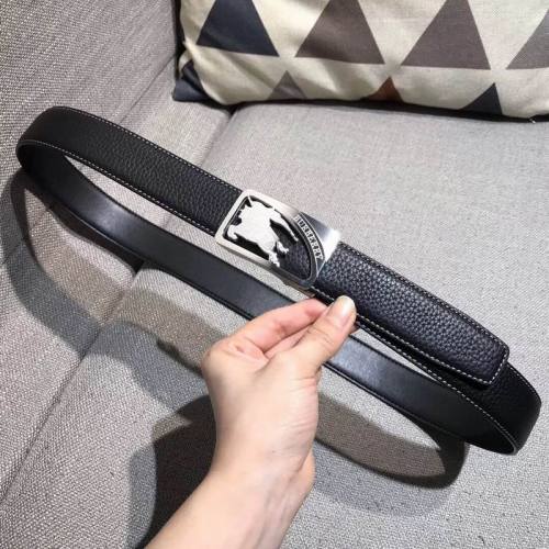 Super Perfect Quality Burberry Belts(100% Genuine Leather,steel buckle)-015