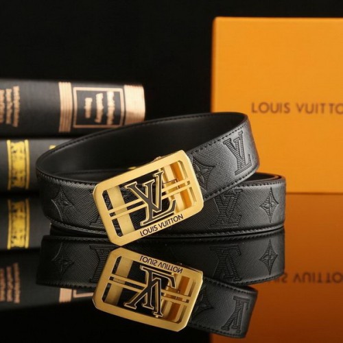 Super Perfect Quality LV Belts(100% Genuine Leather Steel Buckle)-2280
