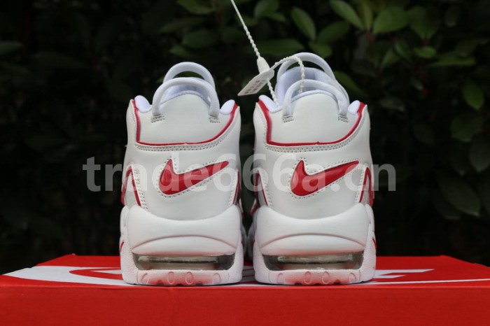 Authentic Nike Air More Uptempo “White/Varsity Red”