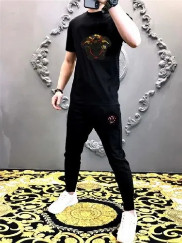 Versace short sleeve men suit-068(M-XXXL)