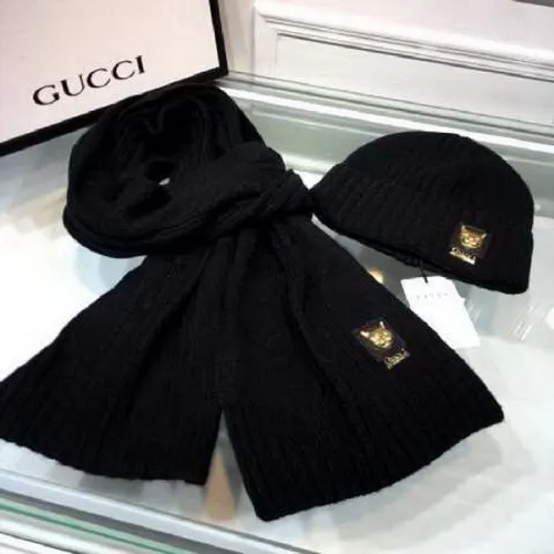 G Wool Cap Scarf AAA-134