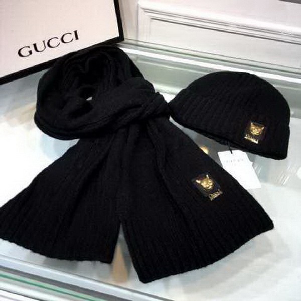 G Wool Cap Scarf AAA-134