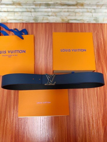 Super Perfect Quality LV Belts(100% Genuine Leather Steel Buckle)-1445