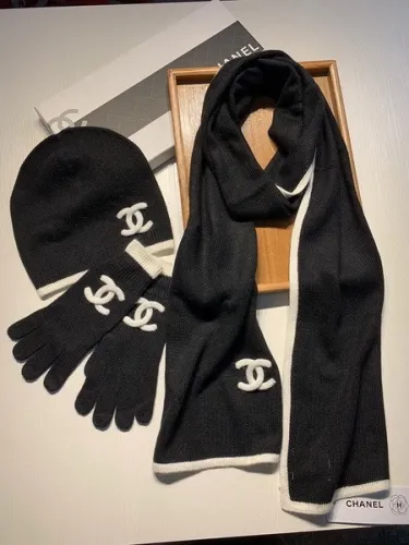 CHAL Wool Cap Scarf AAA-158