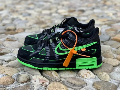 Authentic OFF-WHITE x Nike Air Rubber Dunk “Green Strike”