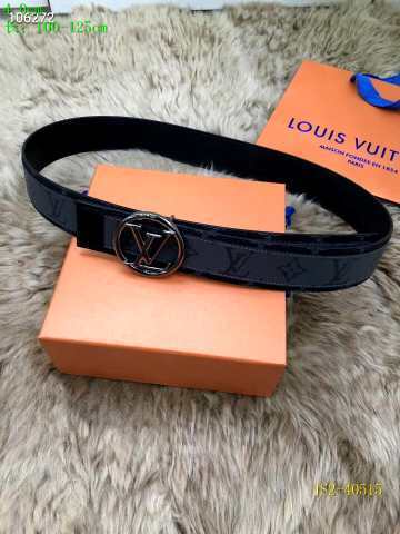Super Perfect Quality LV Belts(100% Genuine Leather Steel Buckle)-2551