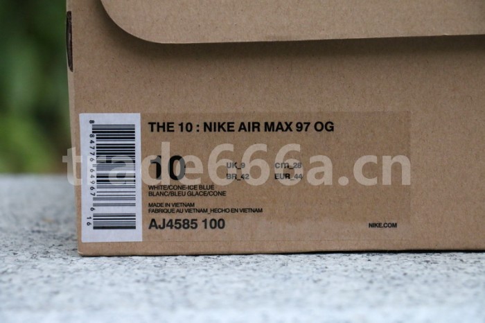 Authentic OFF-WHITE x Nike Air Max 97 Men